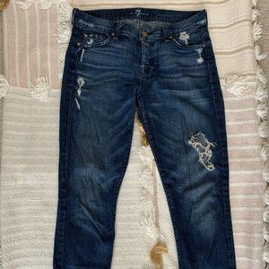 7 for All Mankind Josefina Skinny Boyfriend Jeans